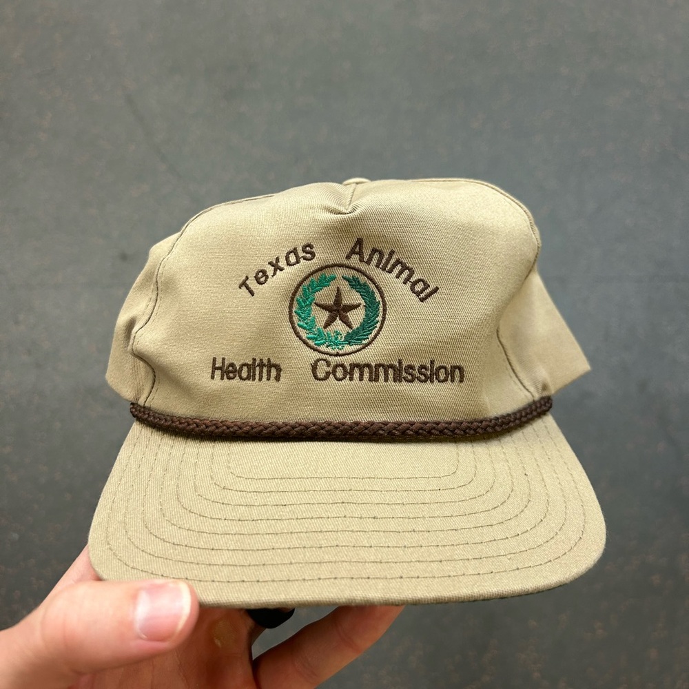 Vintage Texas animal health commission hat